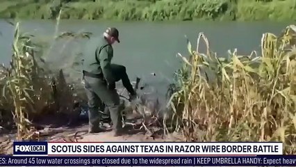 Texas border battle_ Supreme Court ruling_ Governor Abbott standing ground concerning razor wire _ F(360P)