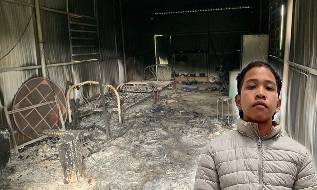 Trộm tài sản trong chốt bảo vệ rừng rồi đốt luôn chốt vì sợ để lại dấu vết