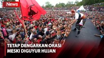 Ganjar Kampanye Akbar di Manggarai NTT, Warga Tetap Dengarkan Orasi meski Diguyur Hujan