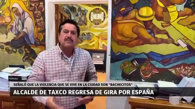 Alcalde de Taxco minimiza crisis de seguridad. Elisa Alanís, 25 de enero 2024
