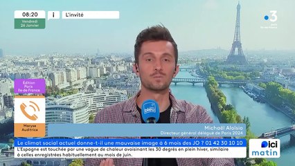 26/01/2024 : L'invité d'actu 8h15 France Bleu Paris