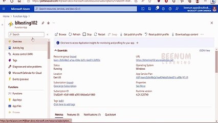 7 Storage account files for function in Azure Function