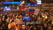 Umstrittene Justizreform: Proteste in der Slowakei gegen Regierung