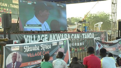 Les populations de Bondoukou expriment leur joie après la qualification des éléphants.
