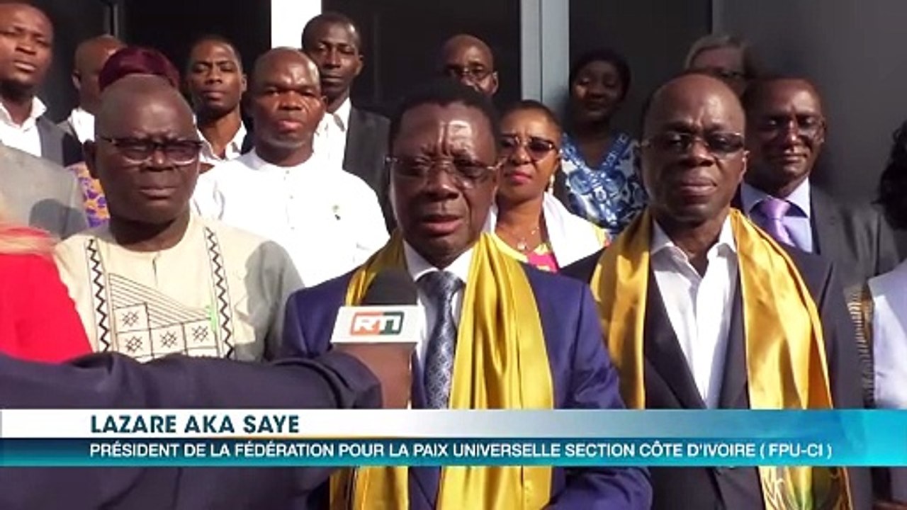 La Fédération pour la paix universelle de Côte d'Ivoire sensibilise les supporteurs à la non-violence