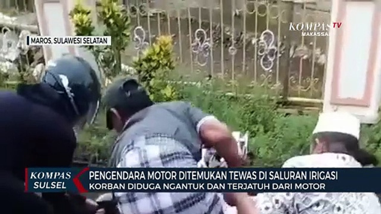 Pengendara Motor Ditemukan Tewas Di Saluran Irigasi
