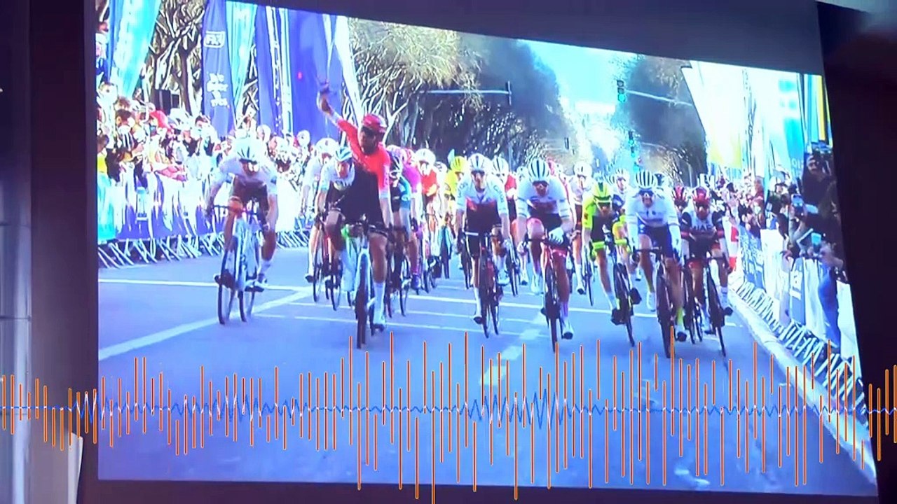 Vincent Didelot speaker du Grand Prix Cycliste de Marseille la Marseillaise invité sur maritima