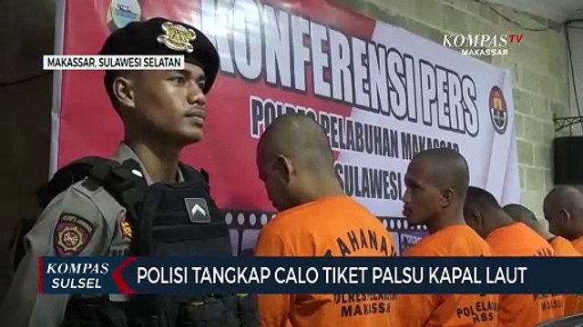 Polisi Tangkap Calo Tiket Palsu Kapal Laut di Pelabuhan Soekarno Hatta