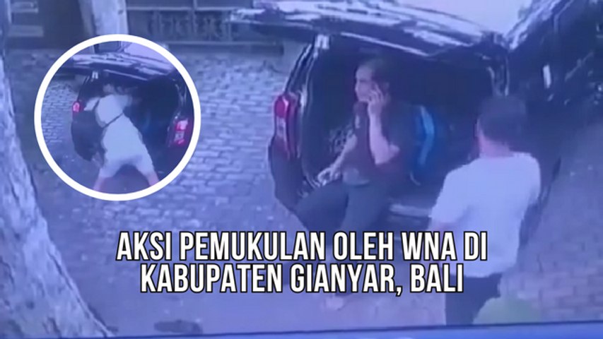 Terekam Aksi Pemukulan Oleh WNA Kepada Pegawai Villa di Gianyar, Bali