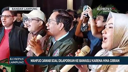 Mahfud Jawab soal Dilaporkan ke Bawaslu karena Hina Gibran