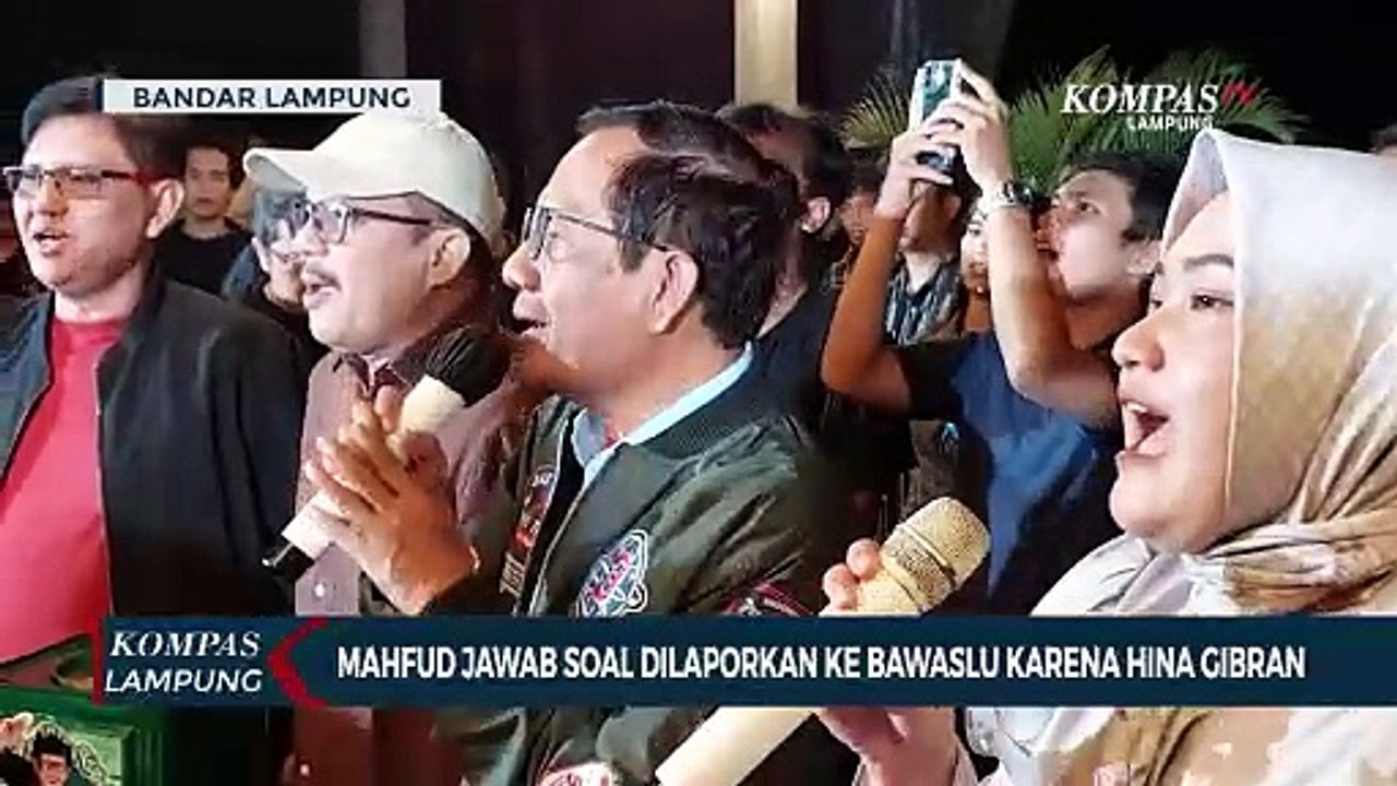 Mahfud Jawab soal Dilaporkan ke Bawaslu karena Hina Gibran
