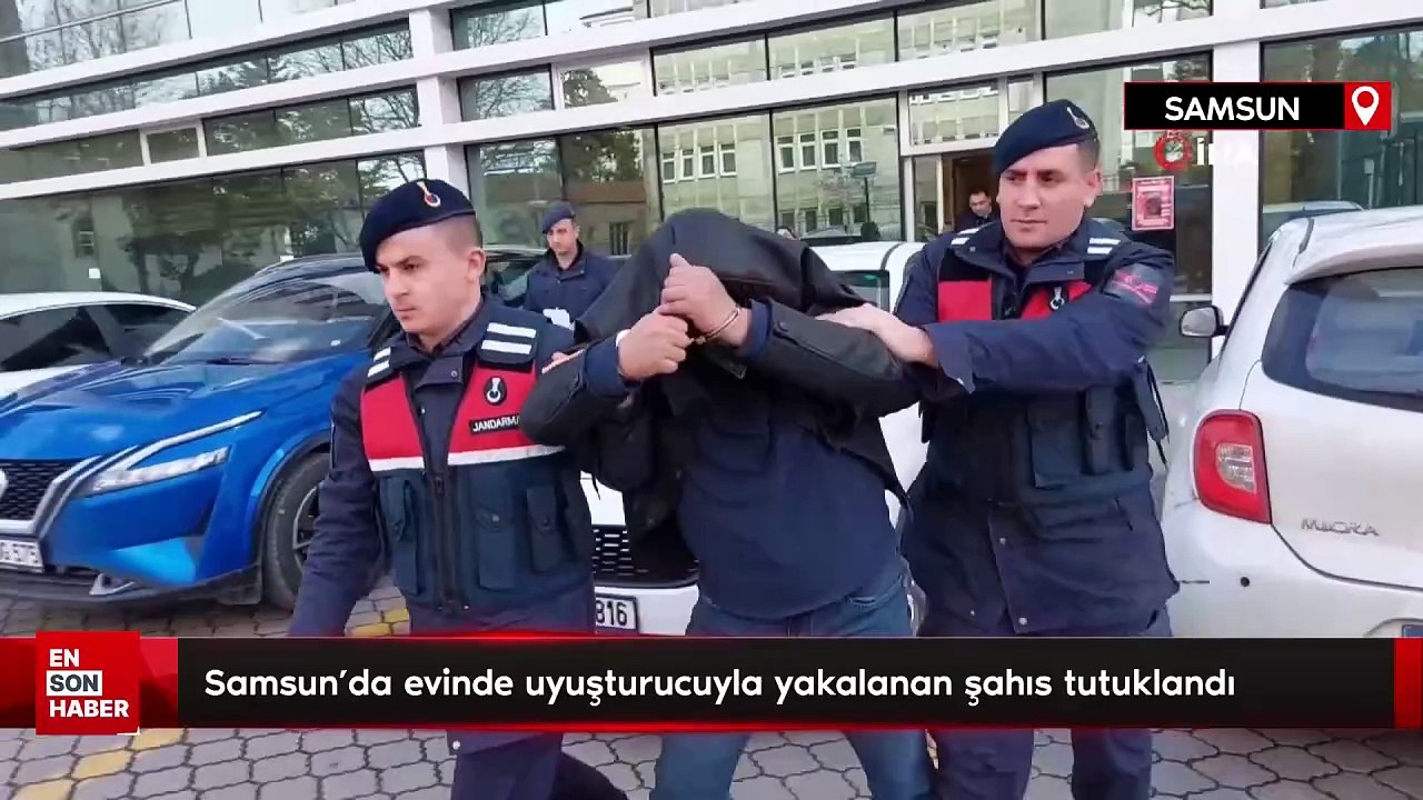 Samsun'da evinde uyuşturucuyla yakalanan şahıs tutuklandı