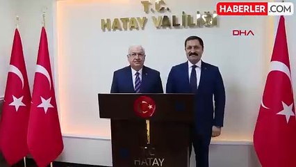 Bakan Güler, Hatay Valiliği'ni ziyaret etti