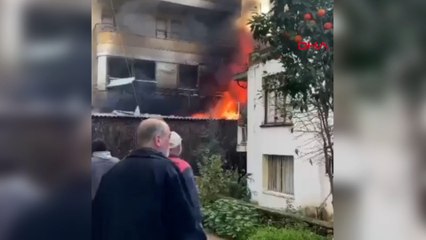 Alanya'da restoran yandı