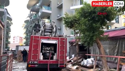 Alanya'da Kapalı Restoranda Yangın Çıktı
