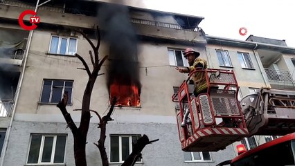 Bursa'da korkutan yangın: 14 kişi zehirlendi!