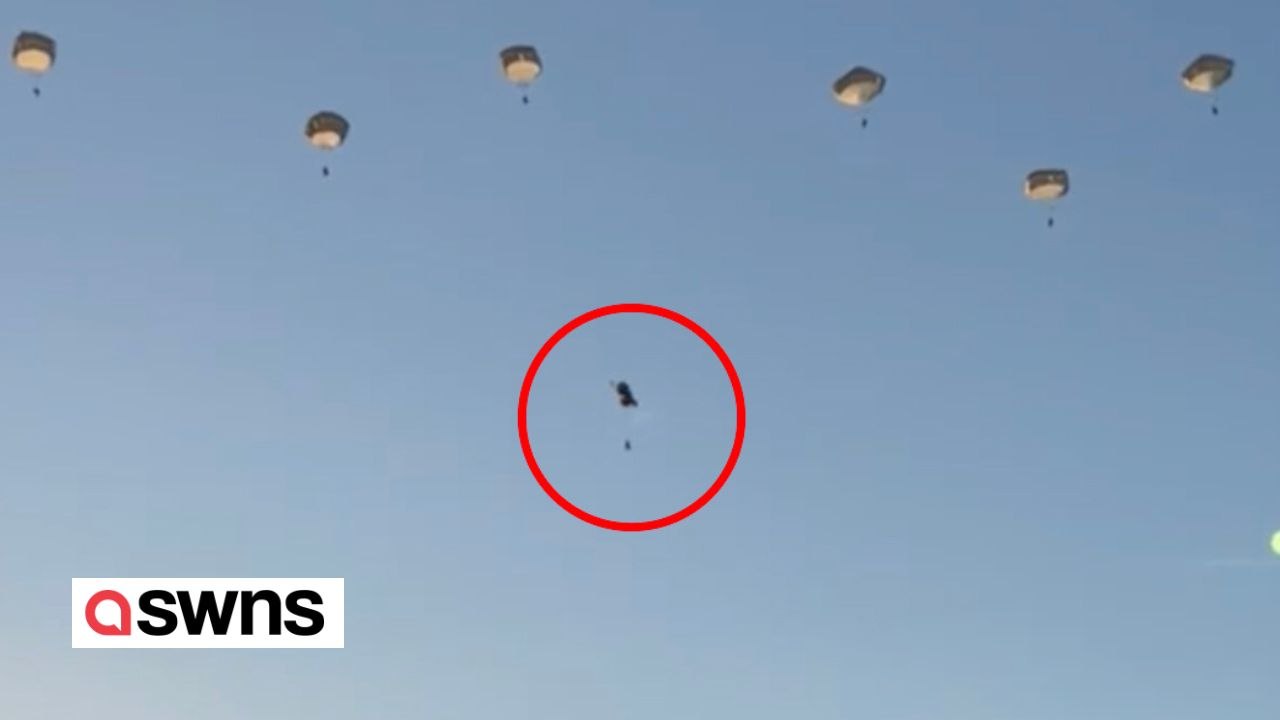 Soldat entgeht schweren Verletzungen, nachdem sich sein Fallschirm nicht öffnet