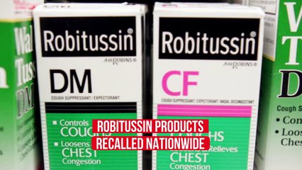 Robitussin Products Recalled Nationwide