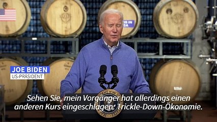 Biden greift Trump scharf an: "Er hat Arbeitsplätze vernichtet"