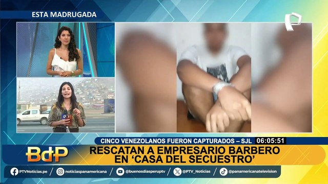 Rescatan a empresario barbero en SJL: secuestradores utilizaron misma casa donde raptaron a otra víctima hace un año