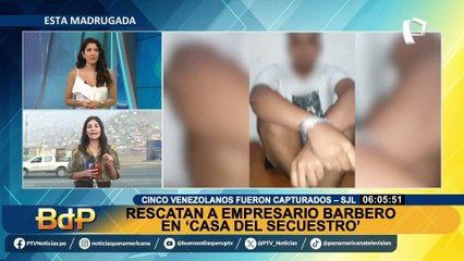 Rescatan a empresario barbero en SJL: secuestradores utilizaron misma casa donde raptaron a otra víctima hace un año