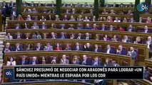 Sánchez presumió de negociar con Aragonés para lograr «un país unido» mientras le espiaba por los CDR