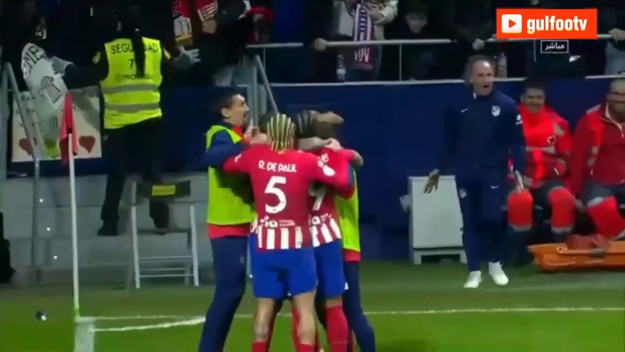 ملخص مباراة اتلتيكو مدريد واشبيلية اليوم 1-0  ربع نهائي كاس ملك اسبانيا اهداف اتلتيكو مدريد اليوم