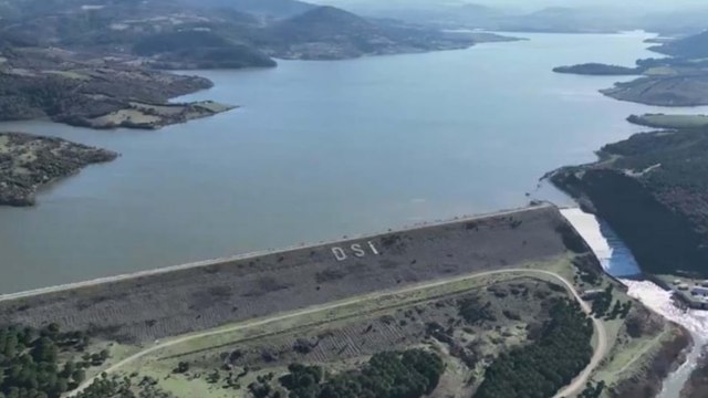 Çanakkale'deki Bayramiç Barajı tamamen doldu