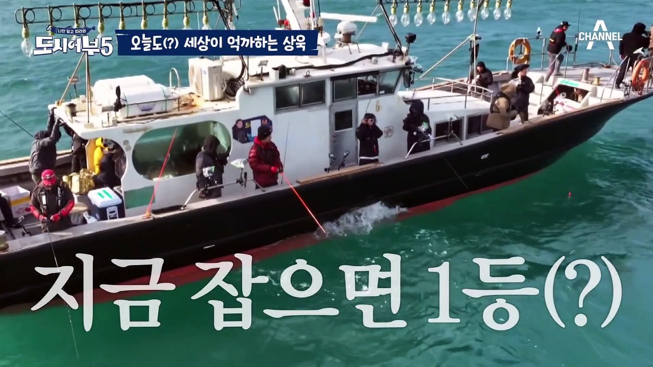 [#도시어부5] 참돔 사이즈 실화냐ㅋㅋ 오늘도 짠내 나는 상욱의 운명 #주상욱 #참돔