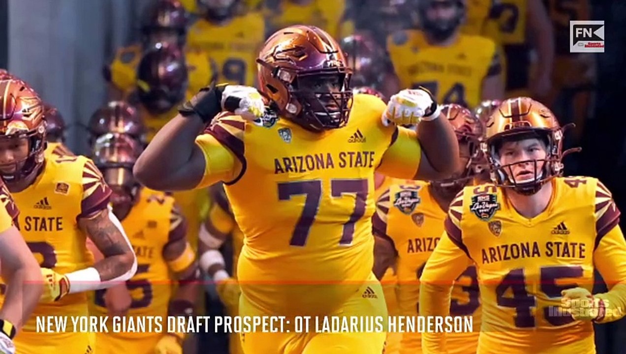 New York Giants Draft Prospect OT LaDarius Henderson video Dailymotion