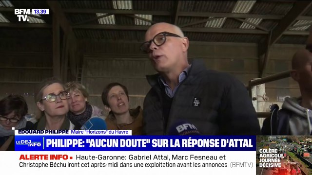 Crise agricole: Édouard Philippe dit n'avoir aucun doute sur la réponse du gouvernement