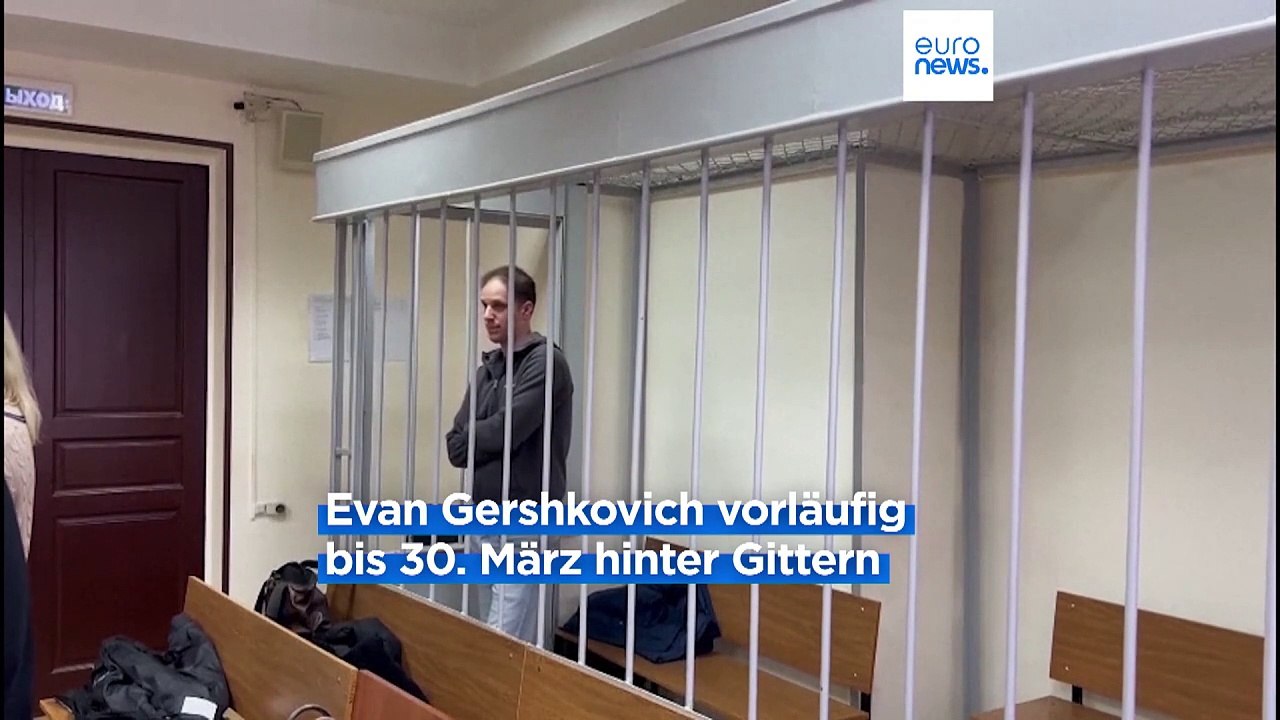 Gericht in Moskau verlängert Untersuchungshaft für US-Reporter