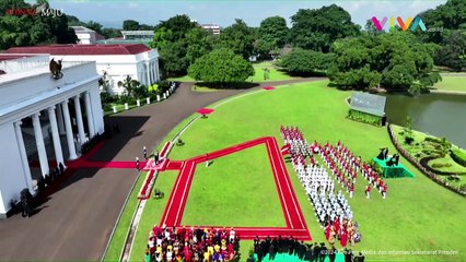 Dentuman Meriam di Kedatangan PM Timor Leste Xanana Gusmao