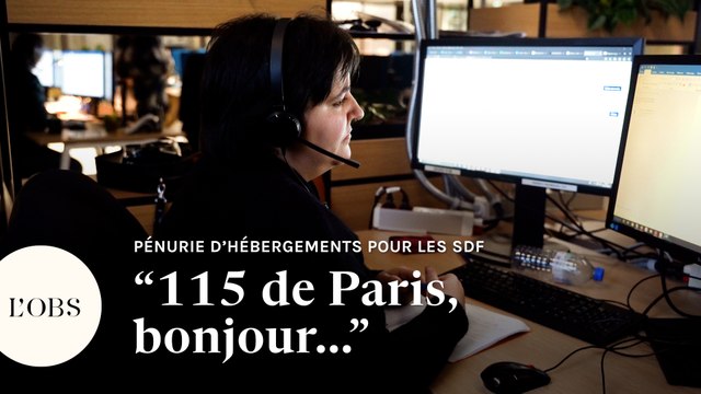 Reportage avec l’équipe du 115, la ligne saturée du Samu Social