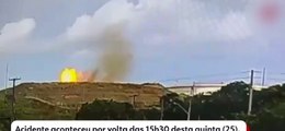Explosão em tanque deixa quatro pessoas feridas em refinaria