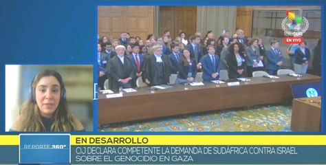 Sadressa Oliveira: Es una obligación legal para Israel interrumpir el genocidio en Gaza