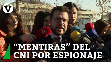 Aragonès critica las "mentiras" del CNI para espiarlo y pide depurar responsabilidades