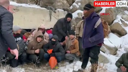 KARS'ta 24 Afganistan uyruklu düzensiz göçmen yakalandı