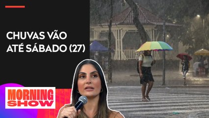 Litoral de São Paulo enfrenta fortes temporais; Paula Nobre comenta