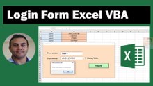 How to create login form in Microsoft Excel VBA 2024