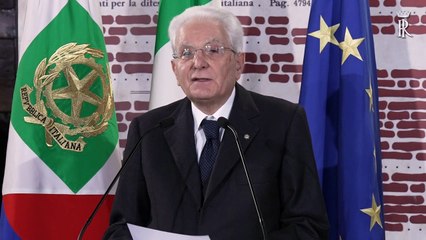 Mattarella: "Israele ha sofferto, ora non neghi uno stato a un altro popolo"