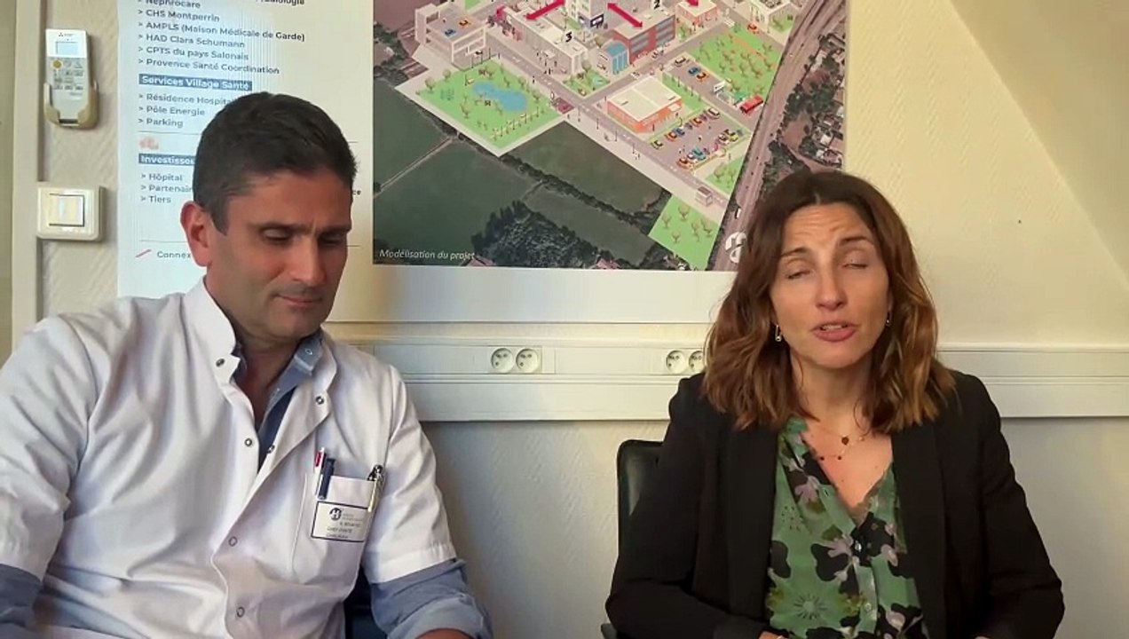 Nouvel Hôpital de Salon : Hélène Sabatier et Amine Bouayed - Vidéo ...