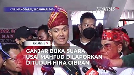 Ganjar soal Mahfud Dilaporkan Dugaan Hina Gibran: Penghinaan yang Mana?