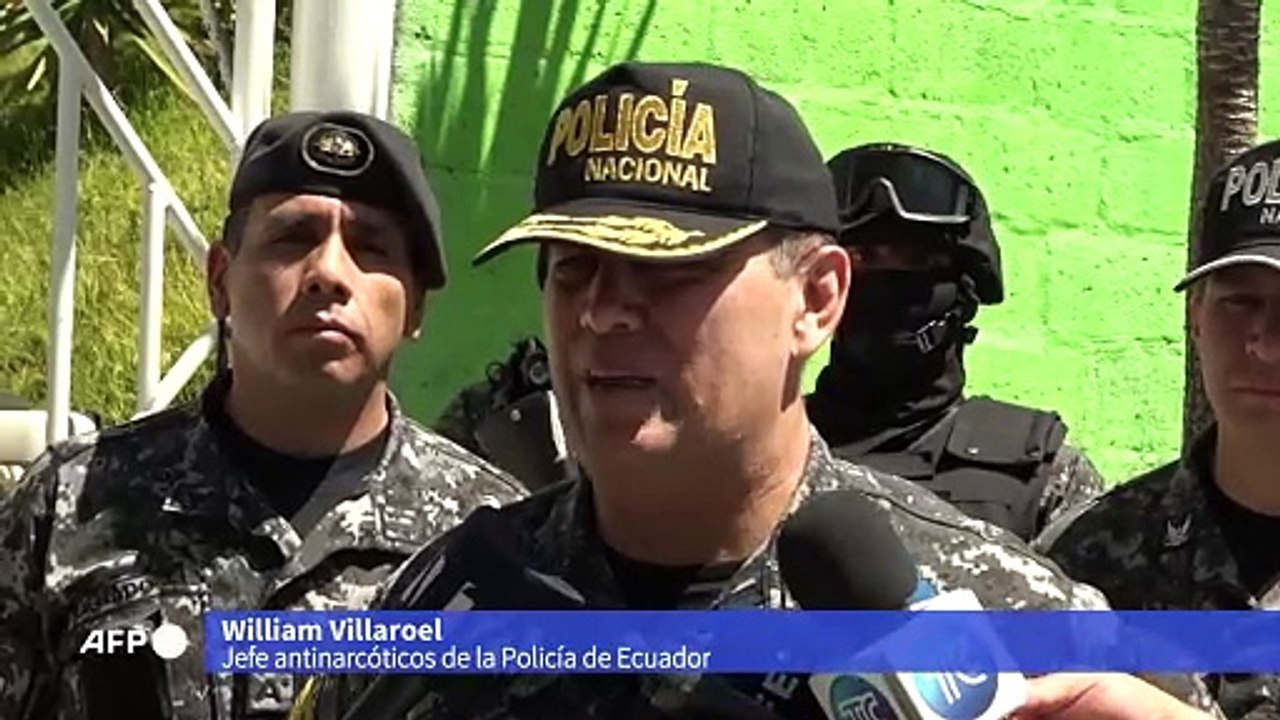 Ecuador destruye 22 toneladas de cocaína