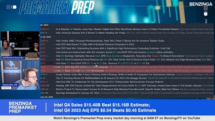 Intel Q4 Earnings Highlights: Shares Trade Lower, Revenue Beat, EPS Beat, Guidance Disappoints, 'Executing Our Mission To Bring AI Everywhere'I
