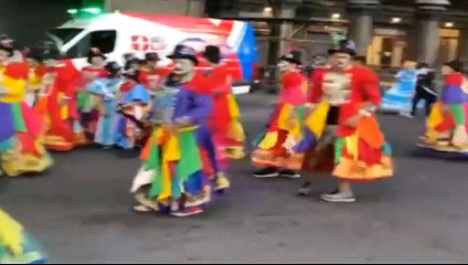 Desfile inaugural - Carnaval 2024 - La Salida desde Plaza Independencia - Montevideo, Uruguay (25/01/2024)
