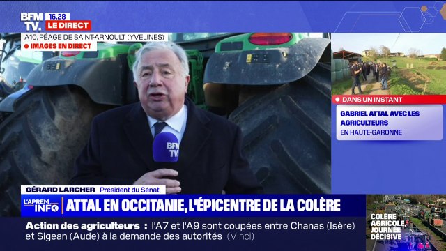 Gérard Larcher (président du Sénat): Il faut renouer un pacte de confiance avec les agriculteurs
