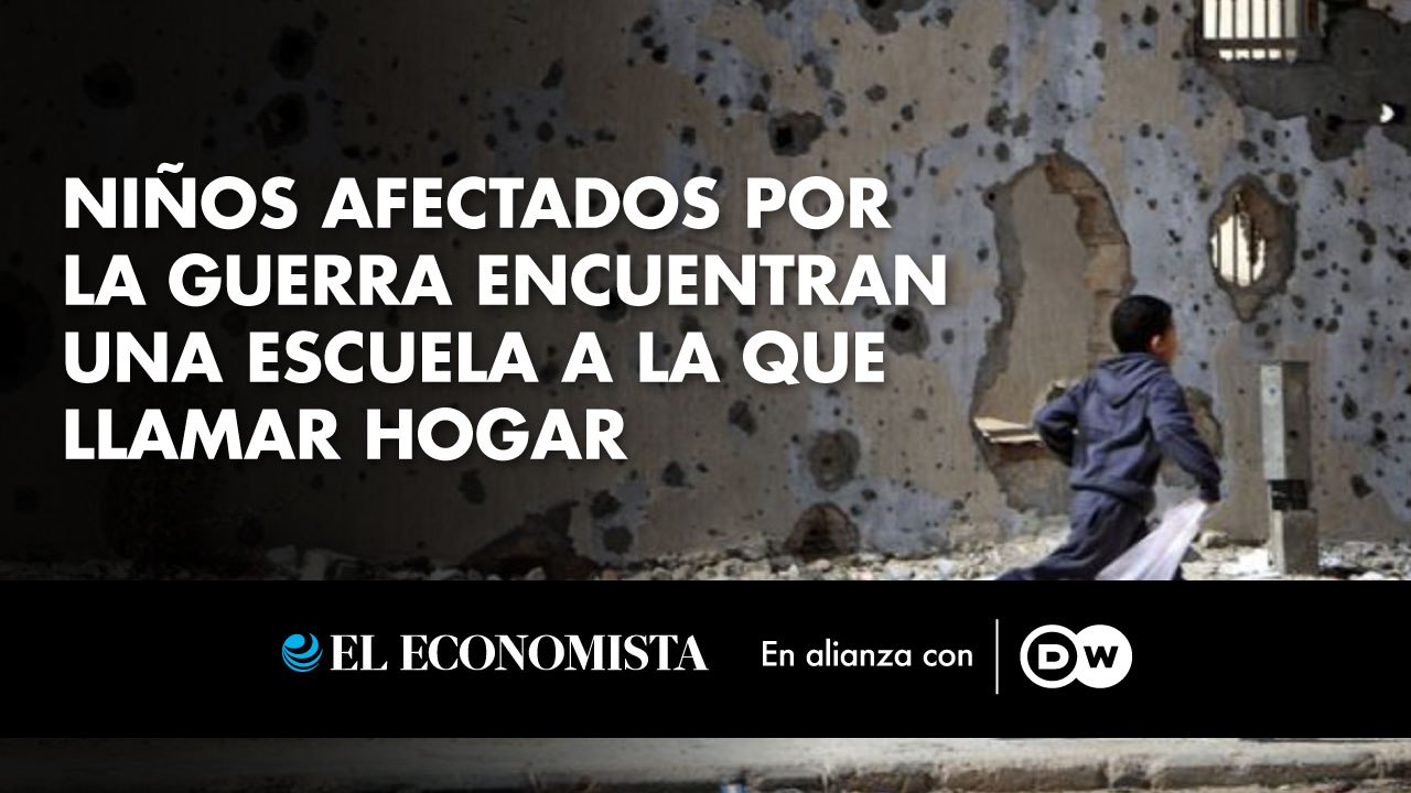 Niños afectados por la guerra encuentran una escuela a la que llamar hogar
