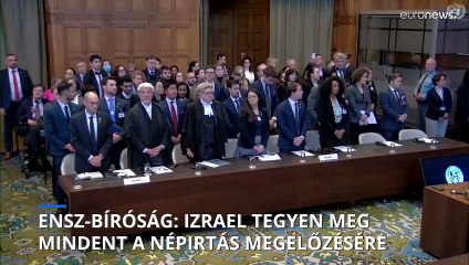 Döntött a hágai bíróság: nem szólítja fel Izraelt gázai hadműveleteinek leállítására