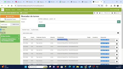 Turnos desde HCE - Instituto Liberman - Enero 2024